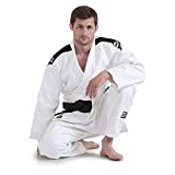 GREEN HILL JUDOGI Professional IJF Approved Judo White GI White Kimono Unisexe (Band on Shoulders ...