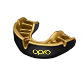 Opro Basket Mouthguard Self-Fit Gold - Protège-dents pour Rugby, Hockey, MMA, Boxe, Lacrosse, Football...